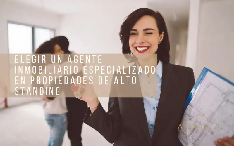 agente inmobiliario propiedades alto standing